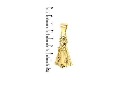 Gold Plated Mother Mary Fashion Pendant